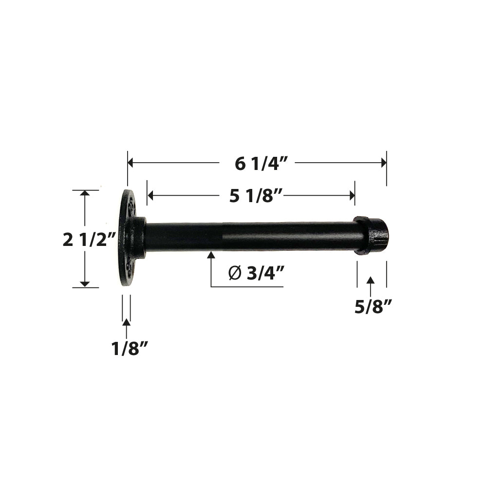 Shelf Support - Pipe Style