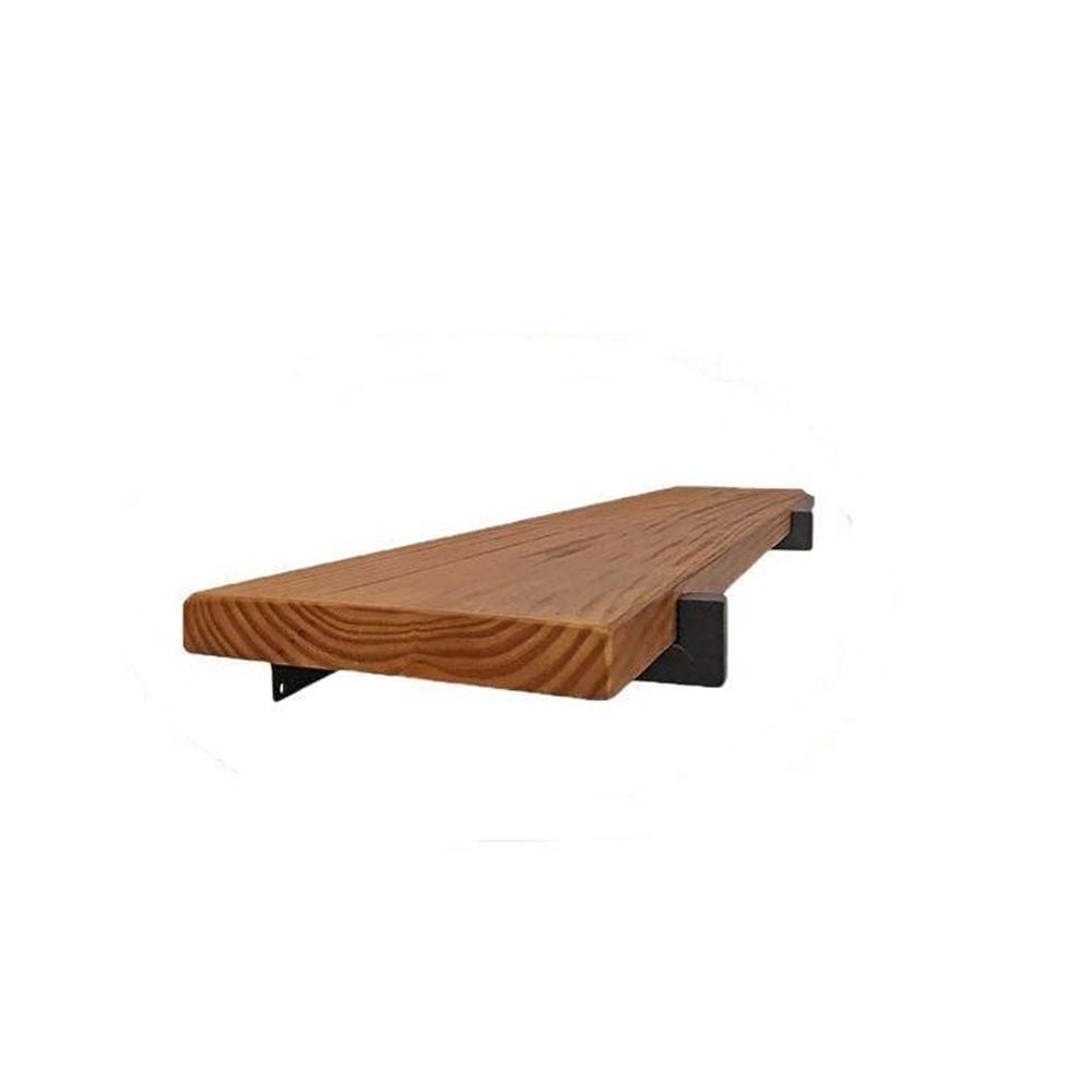 Black shelf support J Style - Lignum