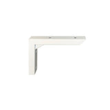 L shape shelving bracket 8,8’’ x 6,3’’ matte white - Lignum