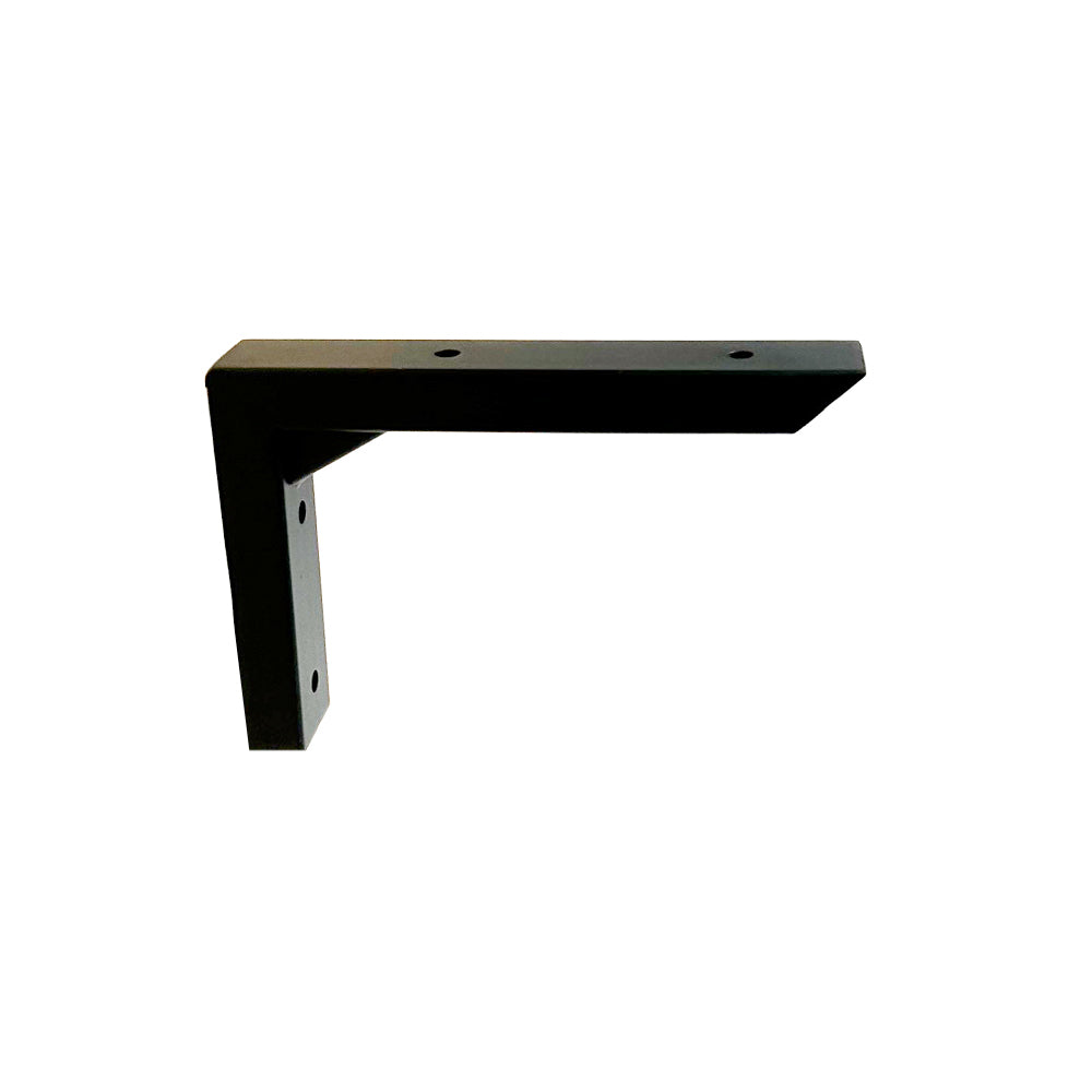 L shape shelving bracket black - Lignum