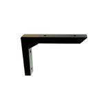 L shape shelving bracket black - Lignum