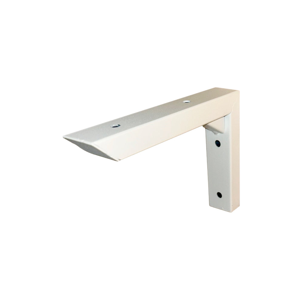 L shape shelving bracket 8,8’’ x 6,3’’ matte white - Lignum