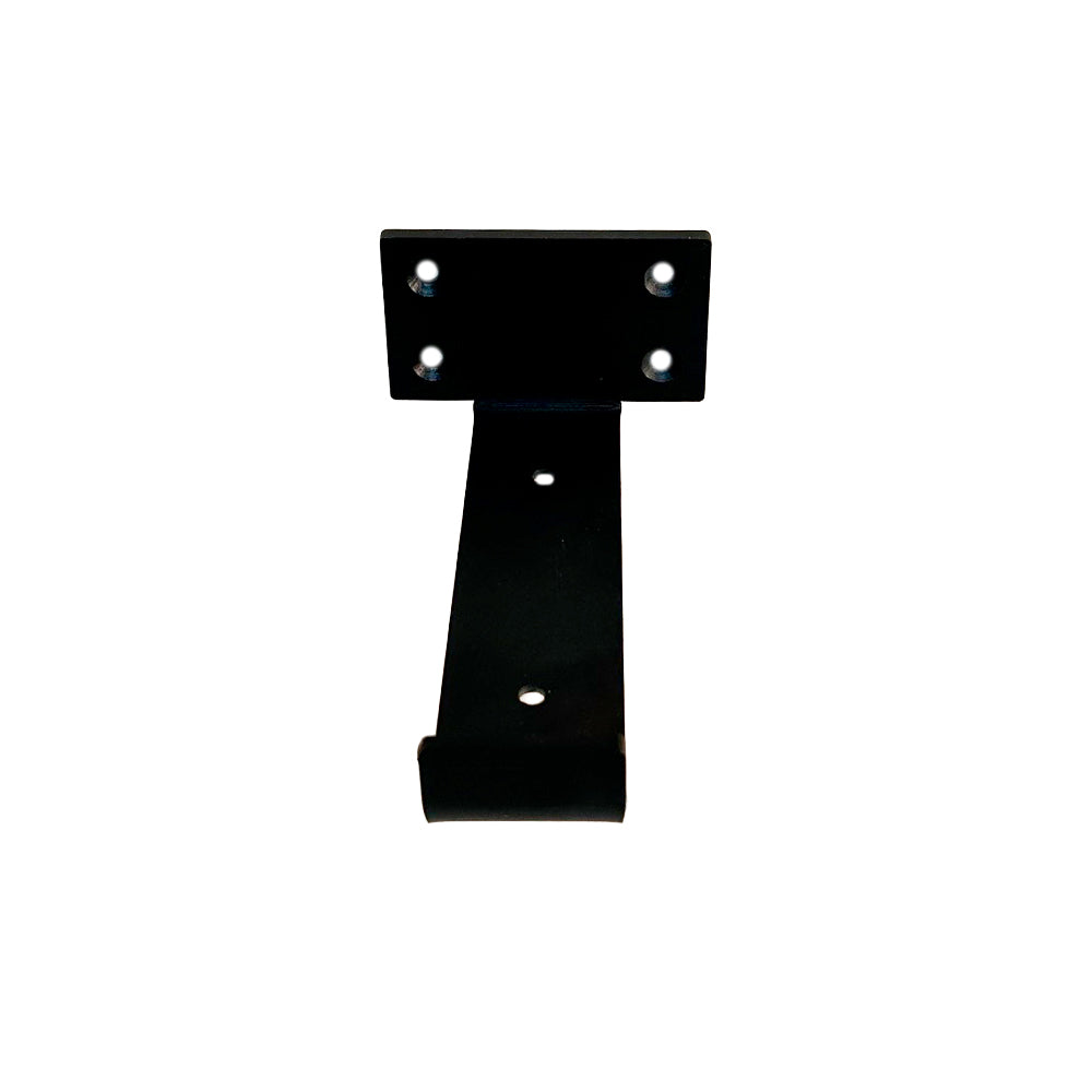 Support à tablette dissimulé en J 5 5/8’’ noir - Lignum