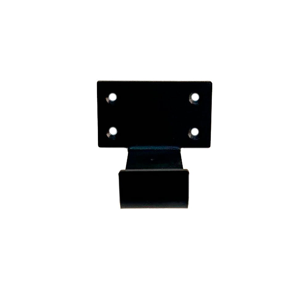 Support à tablette dissimulé en J 9 3/8’’ noir - Lignum