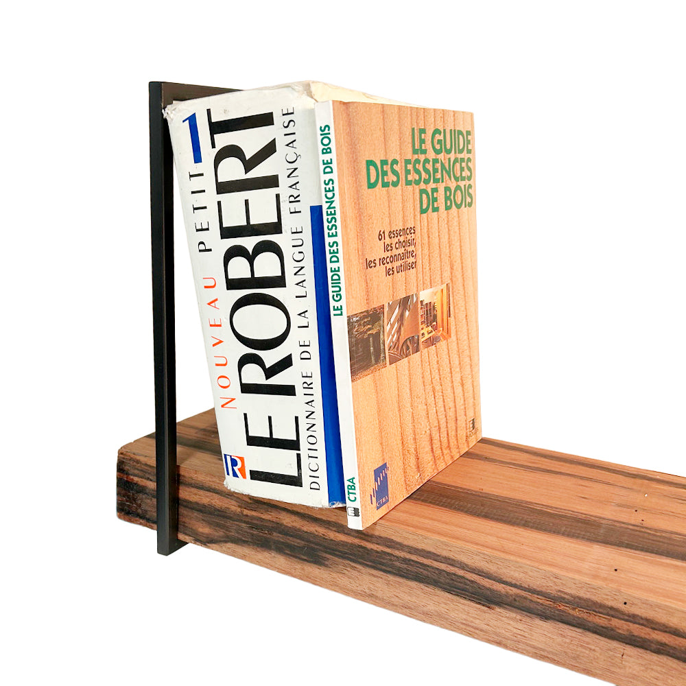 Edge shelf bracket 6 3/8’’ x 4’’ black - Lignum