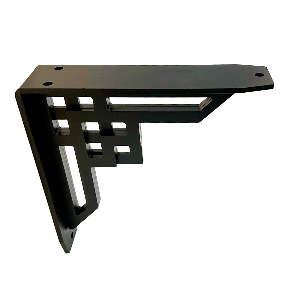 Art deco shelf support 8’’ x 8’’ black - Lignum