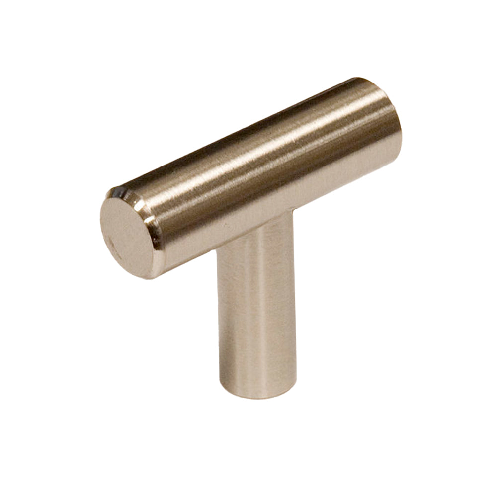 Richelieu modern knob #305 brushed nickel 40mm - Richelieu 