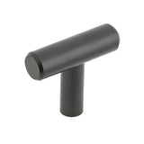 Modern knob #305 matte black 40mm - Richelieu 