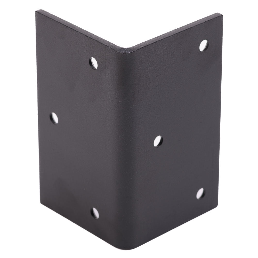 Black Steel Brackets 3'' x 3'' x 5'' x 3/16''