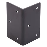 Black Steel Brackets 3'' x 3'' x 5'' x 3/16''