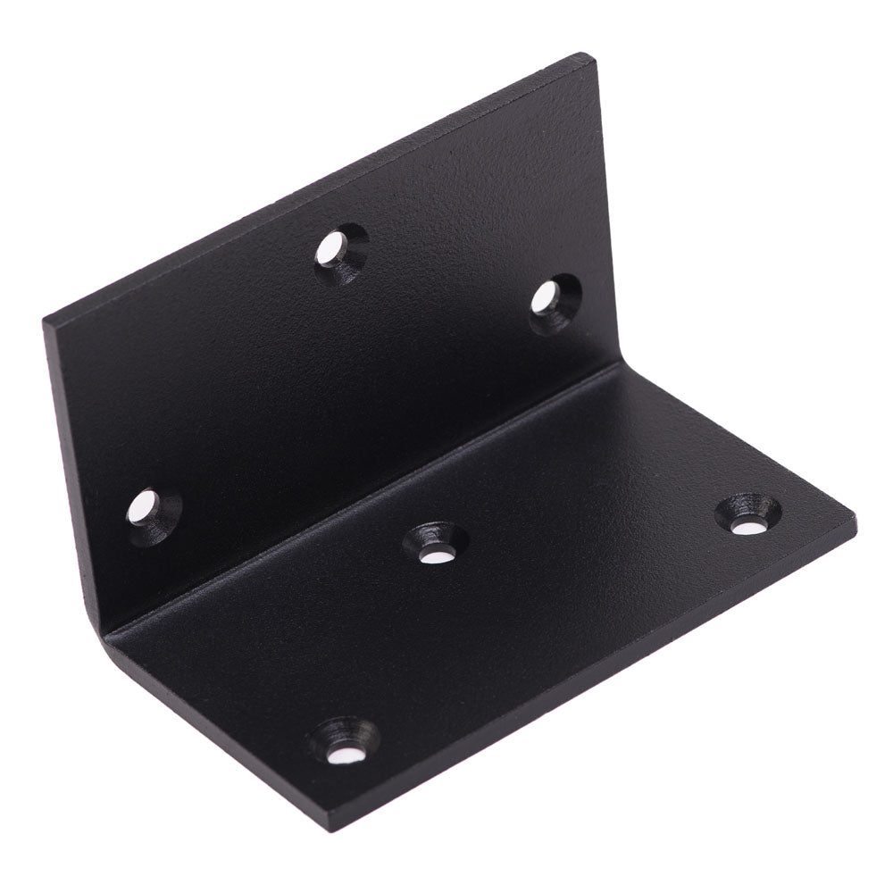 Black Steel Brackets 3'' x 3'' x 5'' x 3/16''