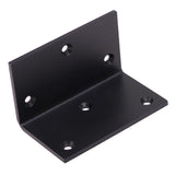Black Steel Brackets 3'' x 3'' x 5'' x 3/16''