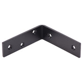 Black steel square 5'' x 5'' x 1 1/2'' x 3/16''