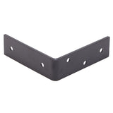 Black steel square 5'' x 5'' x 1 1/2'' x 3/16''