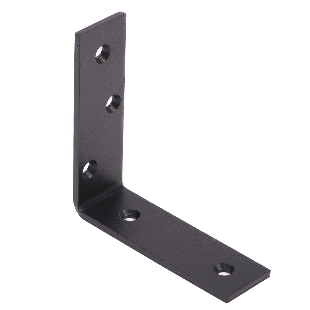 Black steel square 5'' x 5'' x 1 1/2'' x 3/16''
