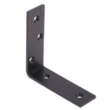 Black steel square 5'' x 5'' x 1 1/2'' x 3/16''