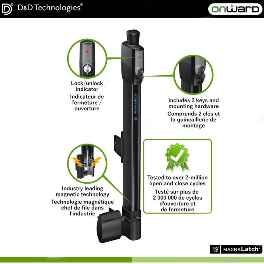 Loquet de barrière de sécurité pour enfants 20 ½’’ - D&D