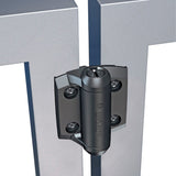 Charnière de barrière à fermeture automatique pour barrière de métal