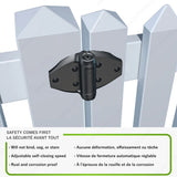 Charnière à fermeture automatique pour portillon en bois - D&D