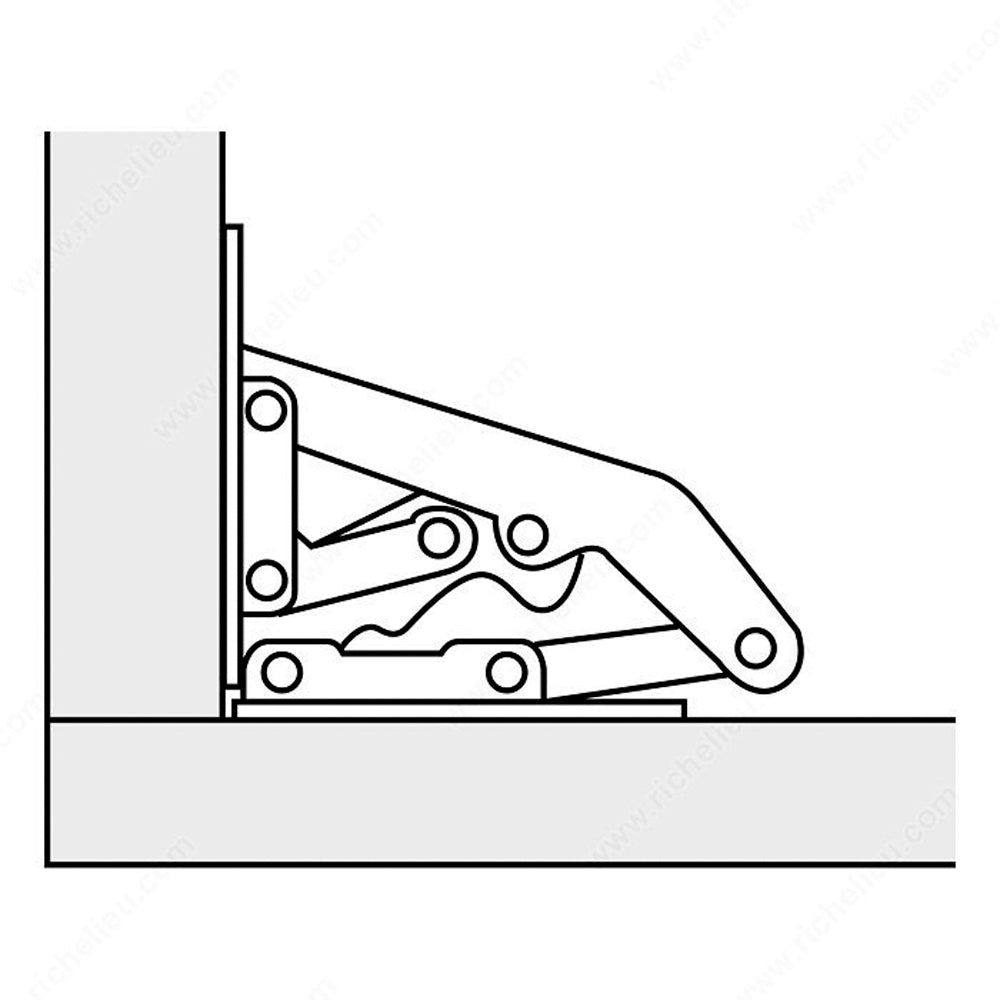 Self closing hinge - Richelieu