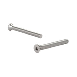 Vis à tête plate embout hexagonal 5/16" filets 18 en inox  10/pqt - Reliable