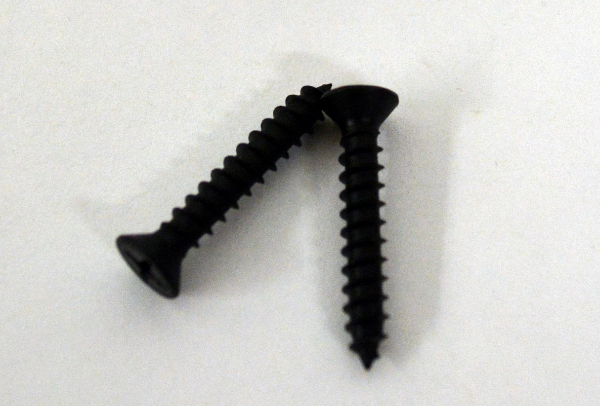 ANTIQUE BRASS 1'' #8 PHILLIPS - MAT BLACK (10)