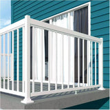 Entourage Aluminum Railing Pebble Black or Withe - Kool-Ray