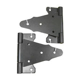 HD 6’’ black decorative tee hinge 2 pcs # th6blk