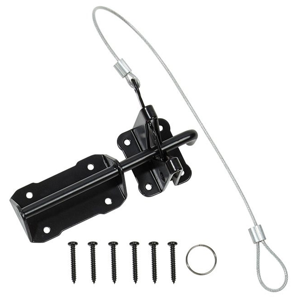 Loquet robuste pour portillon #glwhd, noir
