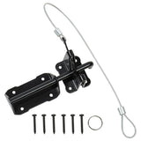 Loquet robuste pour portillon #glwhd, noir