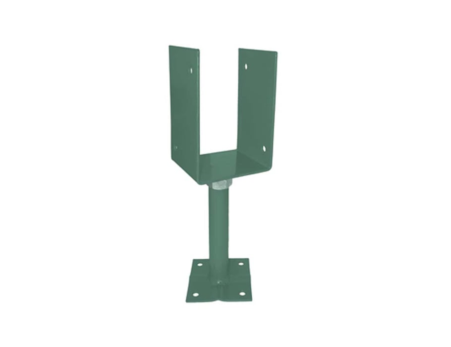 Support de patio ajustable 4"x4" noir, Pylex