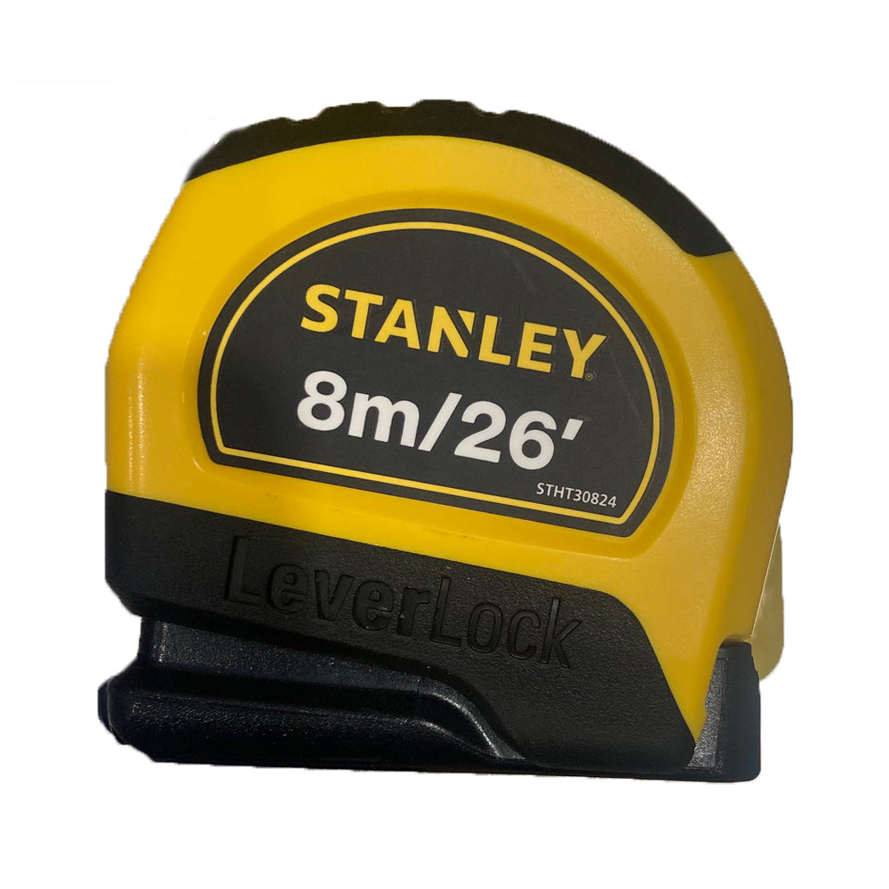 Leverlock measuring tape 8m/26' - Stanley