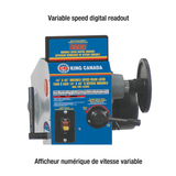 King Variable speed wood lathe with digital readout - King