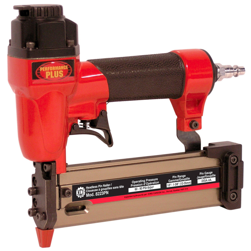 23 ga. headless pin nailer kit #8223PN - King