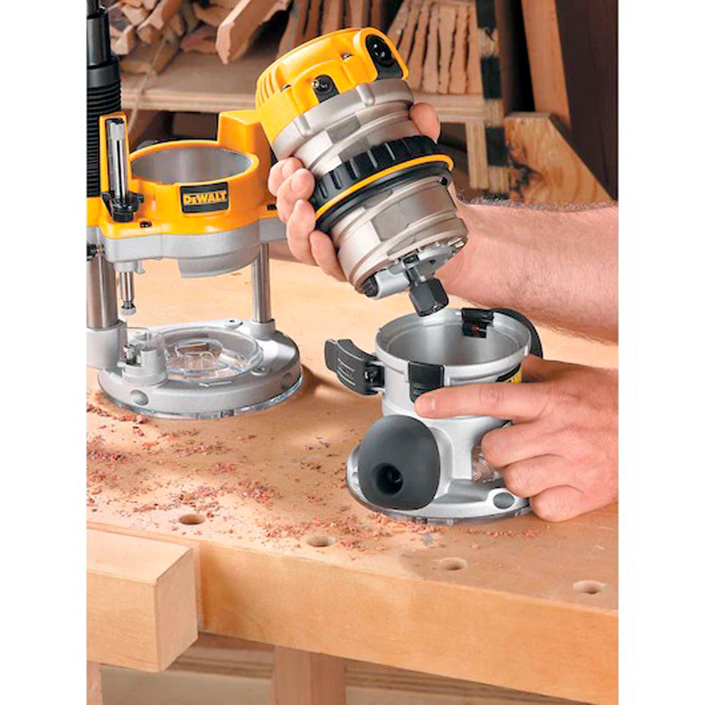 2 1/4hp fixed base router with soft start #DW618 - DeWalt