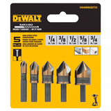 5 pointes pour fraisage #DWAMDB5SETCS - DeWalt
