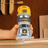 Toupie compacte à base fixe 1 ¼ cv - DeWalt