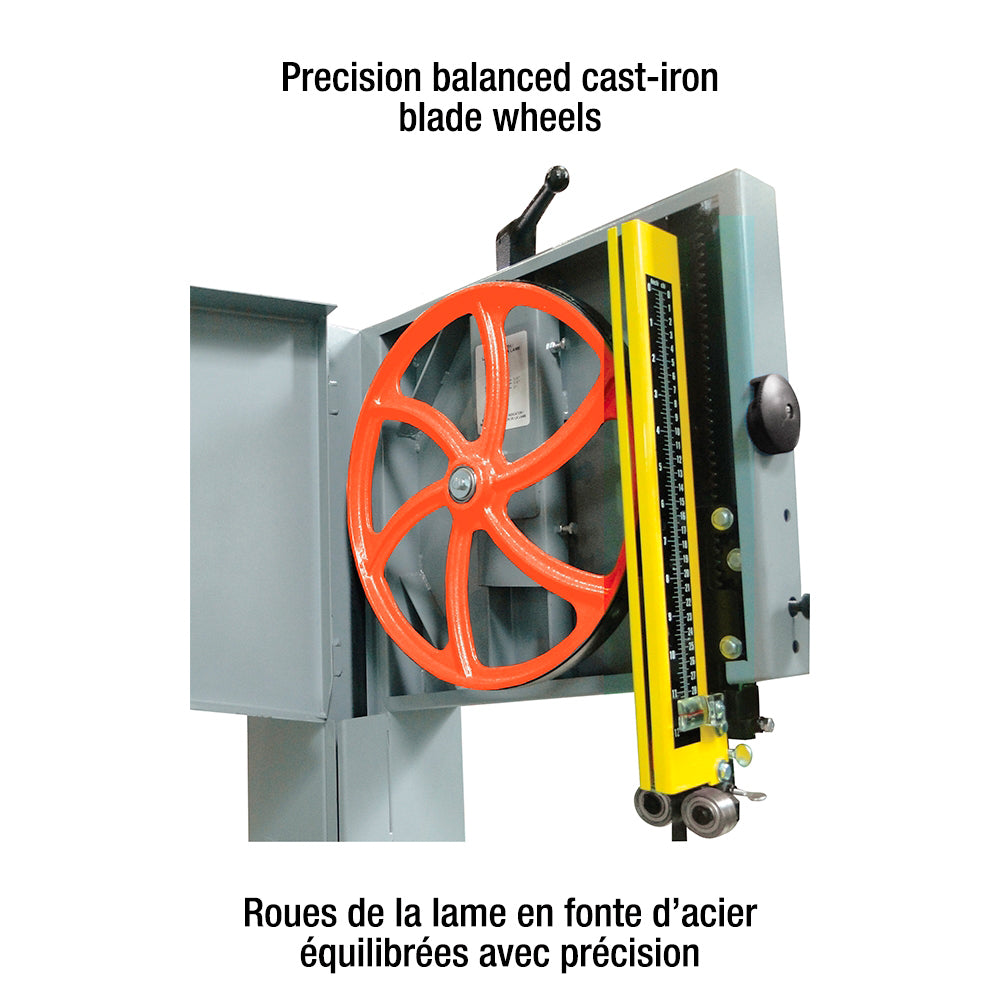 14’’ wood bandsaw with 12’’ resaw capacity #kc-1502fxb - King