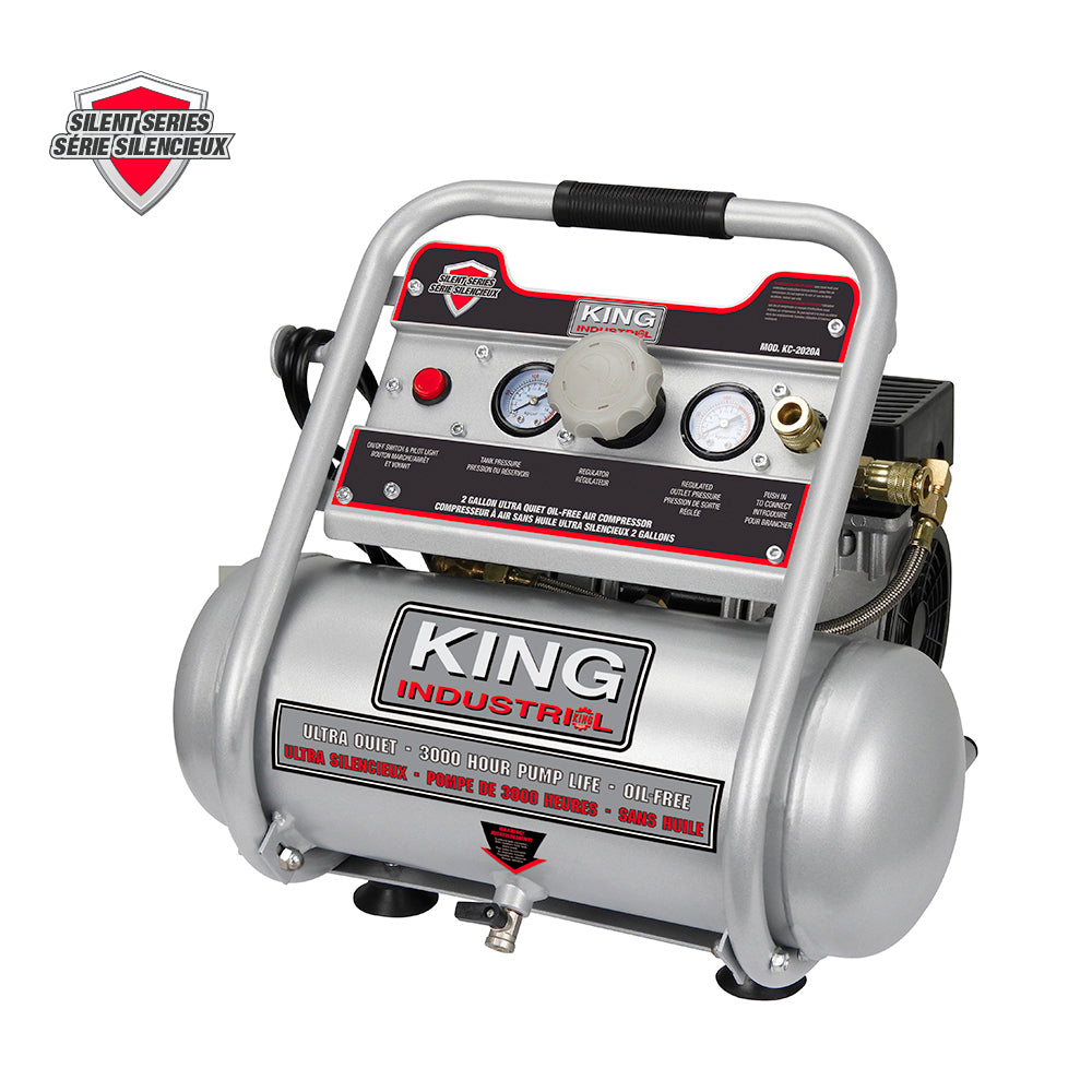 Compresseur à air sans huiles 2 gal #kc-2020a - King
