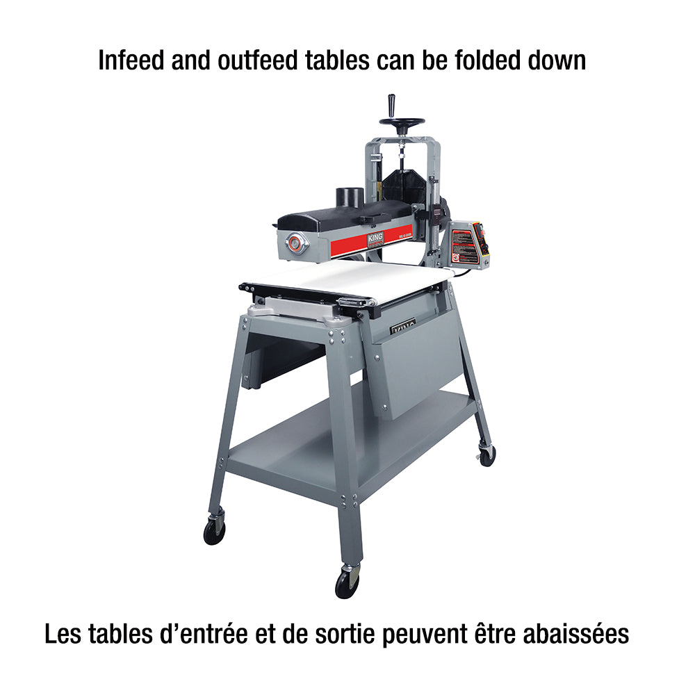 22’’ Open Drum Sander #KC-2244DS - King