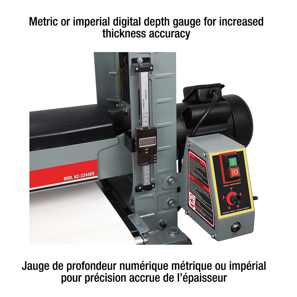 22’’ Open Drum Sander #KC-2244DS - King