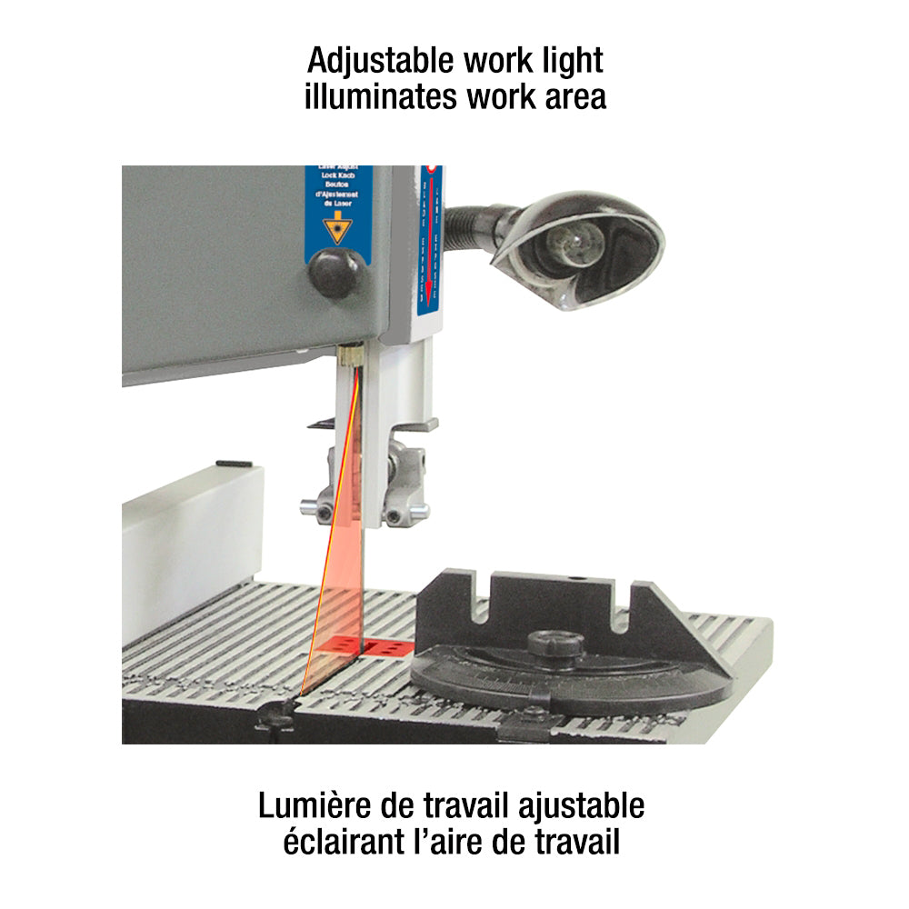 9’’ Wood bandsaw with laser #kc-902c - King