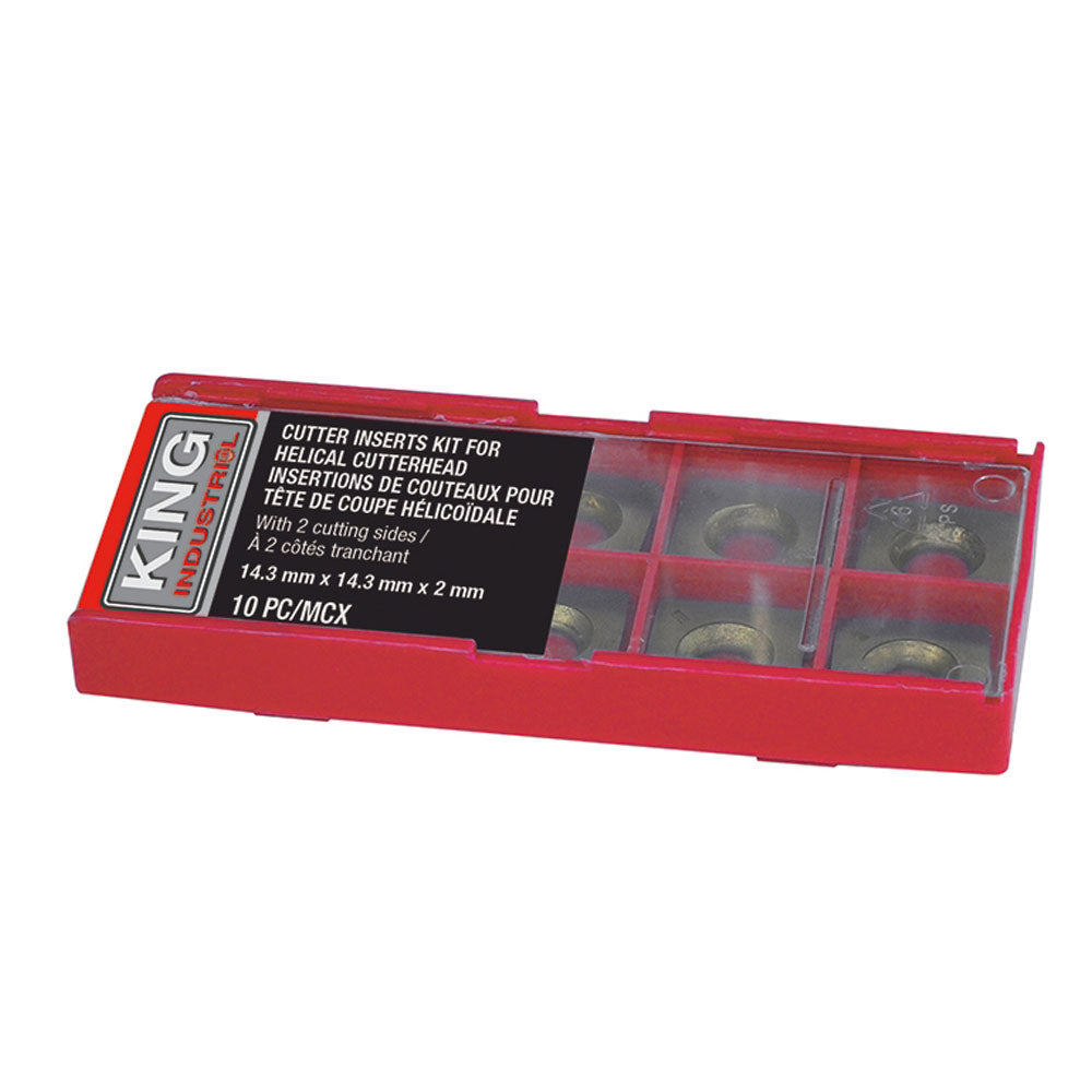 Set of 10 cutter knife inserts #KW-204 - King