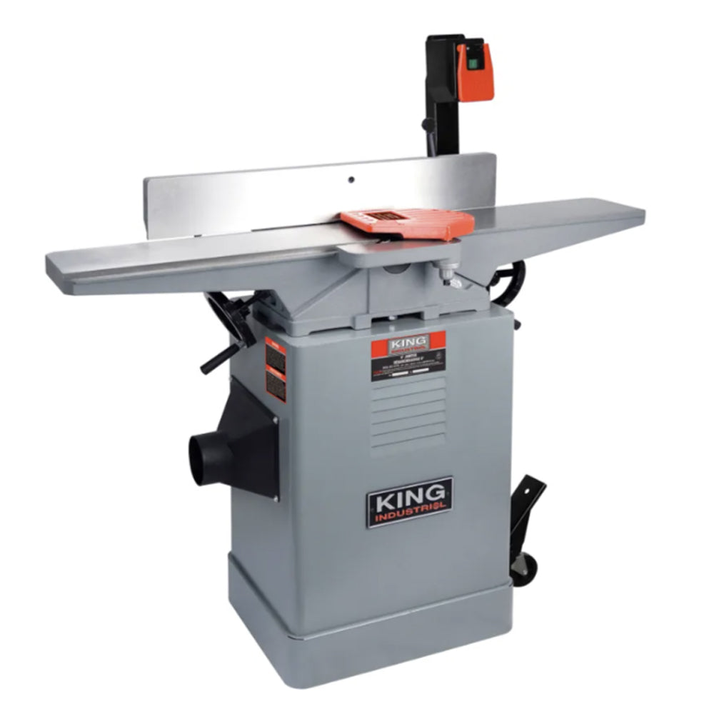 Dégauchisseuse 6’’ avec tête de coupe à 3 couteaux #KC-61FX - King