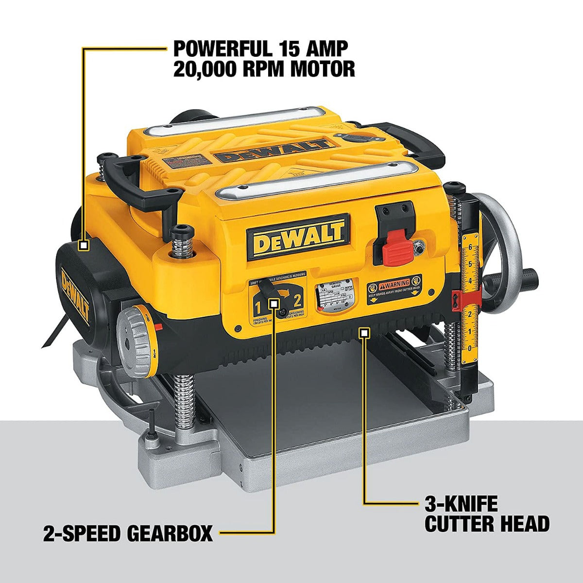 Planeur à deux vitesses et trois lames de 13 po DW735XCAN - Dewalt