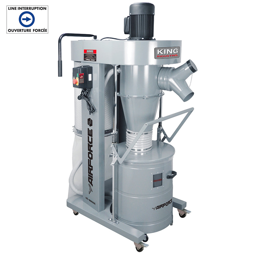 2 hp cyclone dust collector #kc-8200c - King 