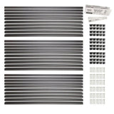 Barrotins carrés noirs 30/bte - Pylex