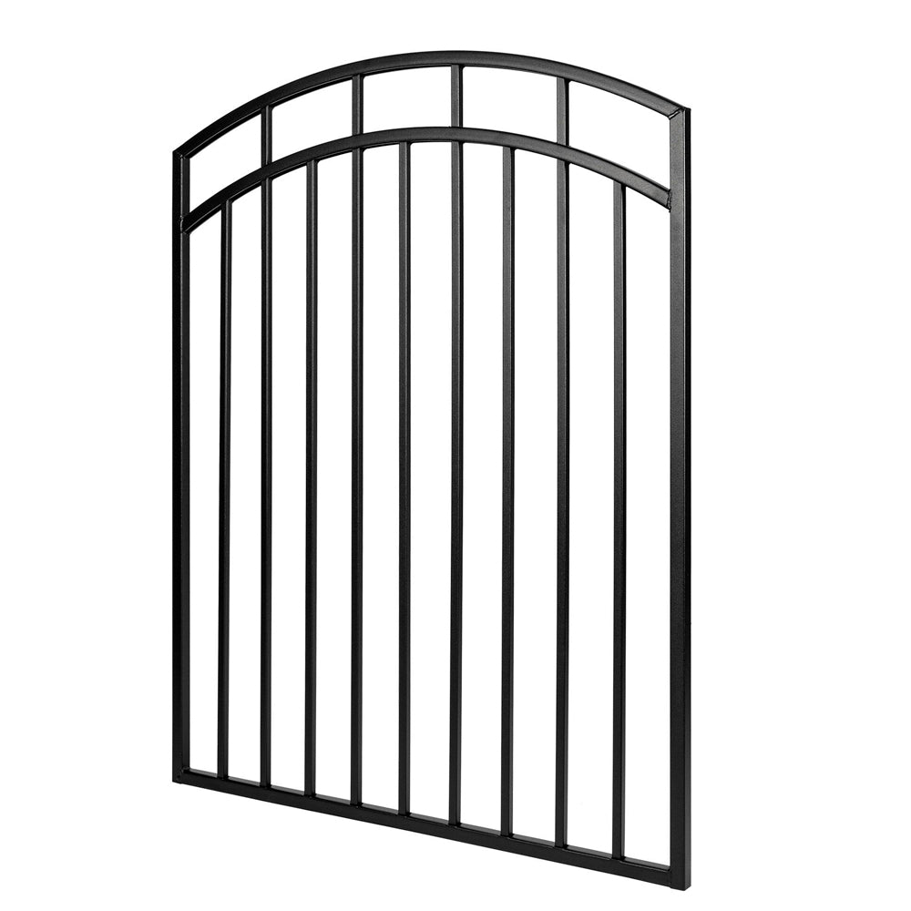 Portillon en fer noir Benitoite arqué 45’’ x 68’’ - Nuvo Iron