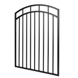 Portillon en fer noir Benitoite arqué 45’’ x 68’’ - Nuvo Iron