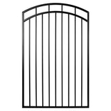 Portillon en fer noir Benitoite arqué 45’’ x 68’’ - Nuvo Iron